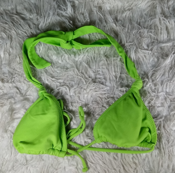 LA Hearts PacSun Mallary Knotted Triangle Bikini Top Size S - Picture 4 of 7